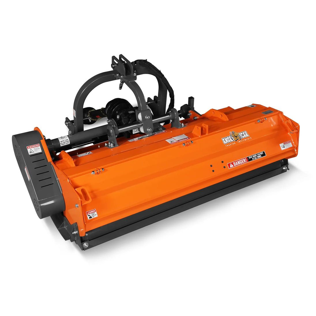 MechMaxx 72" Heavy Duty PTO Flail Mower with Hydraulic Side Shift 3 Point 50-75 hp, KDK72H