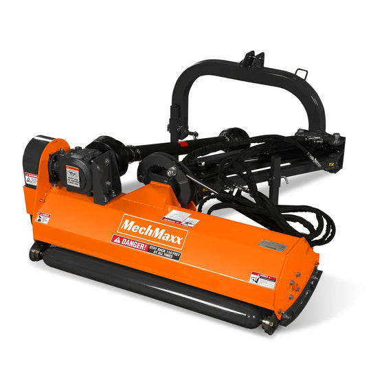 MechMaxx 68 inch PTO Flail Mower with Hydraulic Side Shift NAM68H