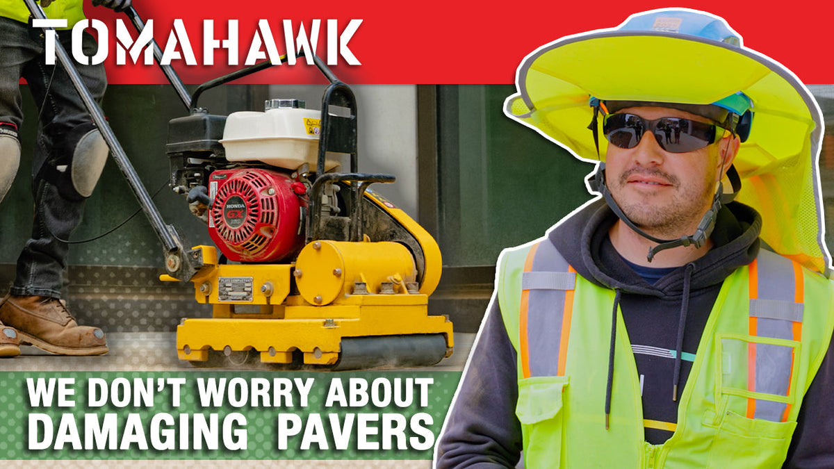 5.5 HP Honda Paver Roller Compactor 17x12 for Pavers, Bricks, Stone, Sand Compaction - view 3