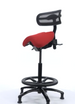 Performer Stealth Series studio stool with backrest