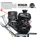 24" Concrete Power Trowel Edger 6HP Kohler Float Pan Blade Screed Finishing Tool - view 6