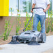 Commercial 38" Push Sweeper with Triple Power Brooms - view 2
