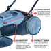 Commercial 38" Push Sweeper with Triple Power Brooms - view 7