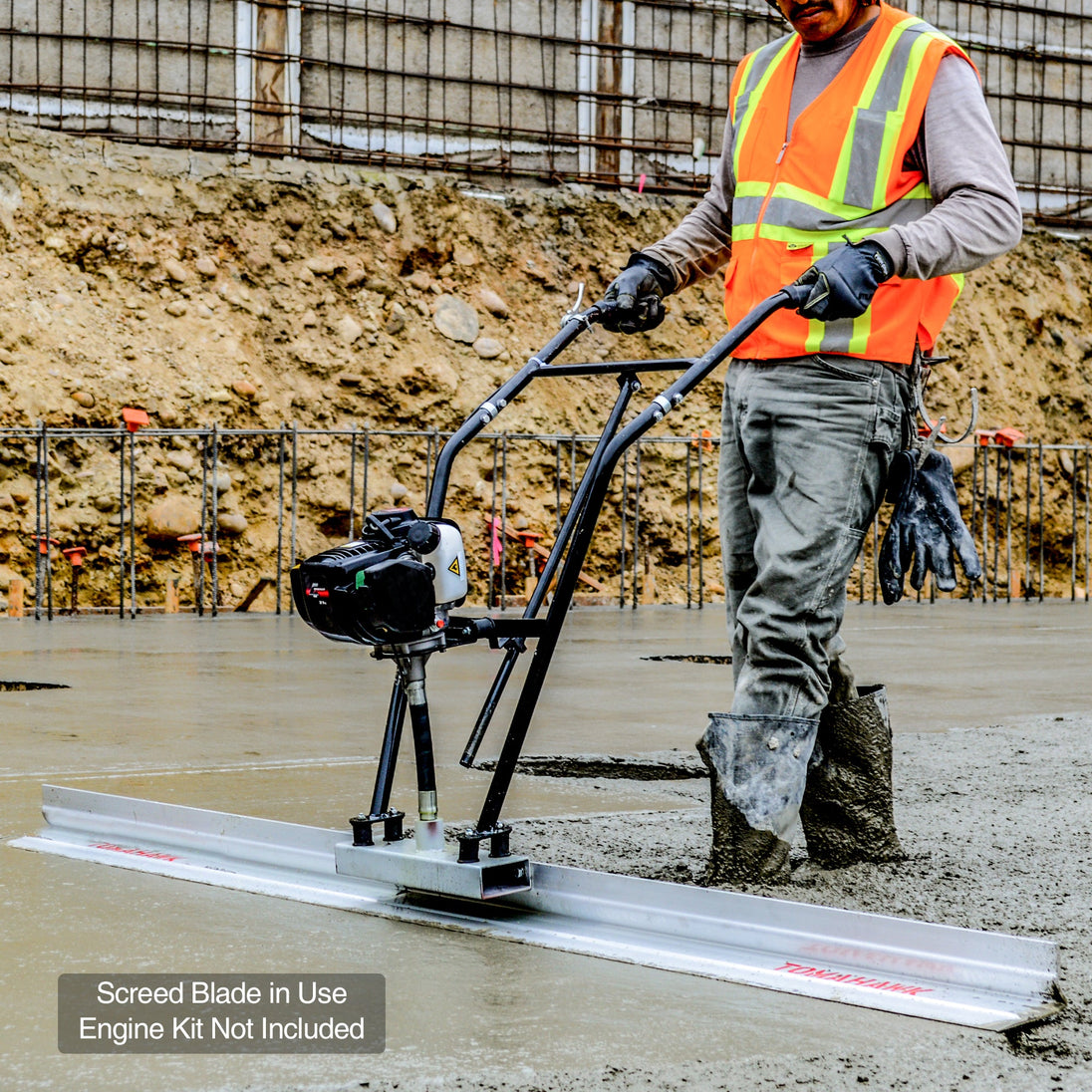 Tomahawk Power Aluminum Concrete Screed Blade Bundle (Choose 3 Boards) - view 2