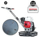 24" Concrete Power Trowel Edger 5.5HP Honda Float Pan Blade Screed Finishing Tool