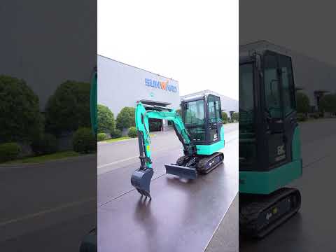 Sunward SWE20UF Mini Excavator in action