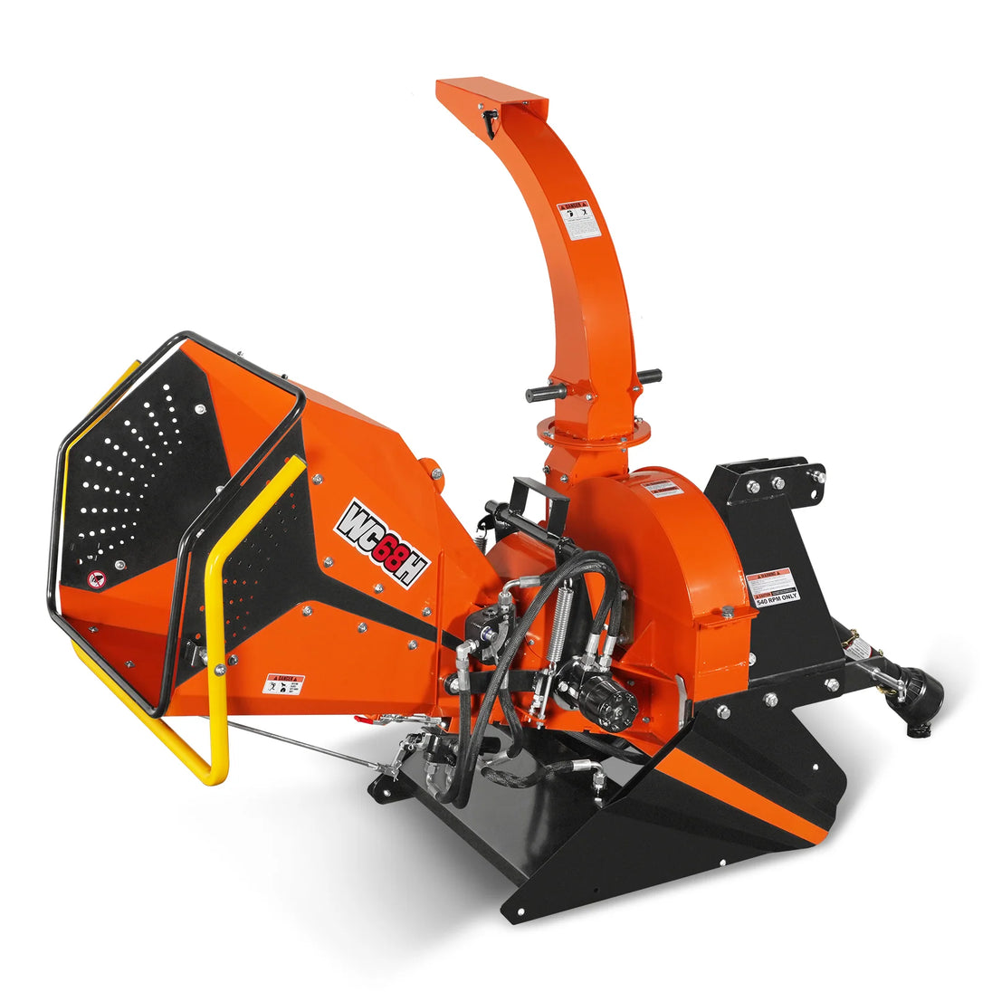 MechMaxx 6" 3 Point Hydraulic Feeding PTO Wood Chipper for 20-50HP Tractor, WC68H - view 8