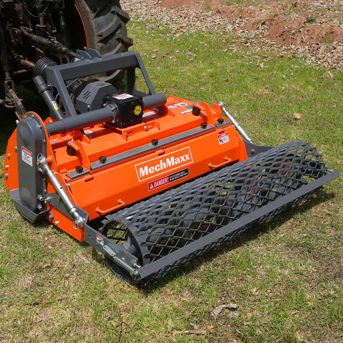 MechMaxx 48 in Stone Burier Reverse Rotary Tiller, 3 Point Hitch Cat.1, Chain Drive, PTO Shaft Included with Slip Clutch, 20-45 HP, RSB48 - view 8