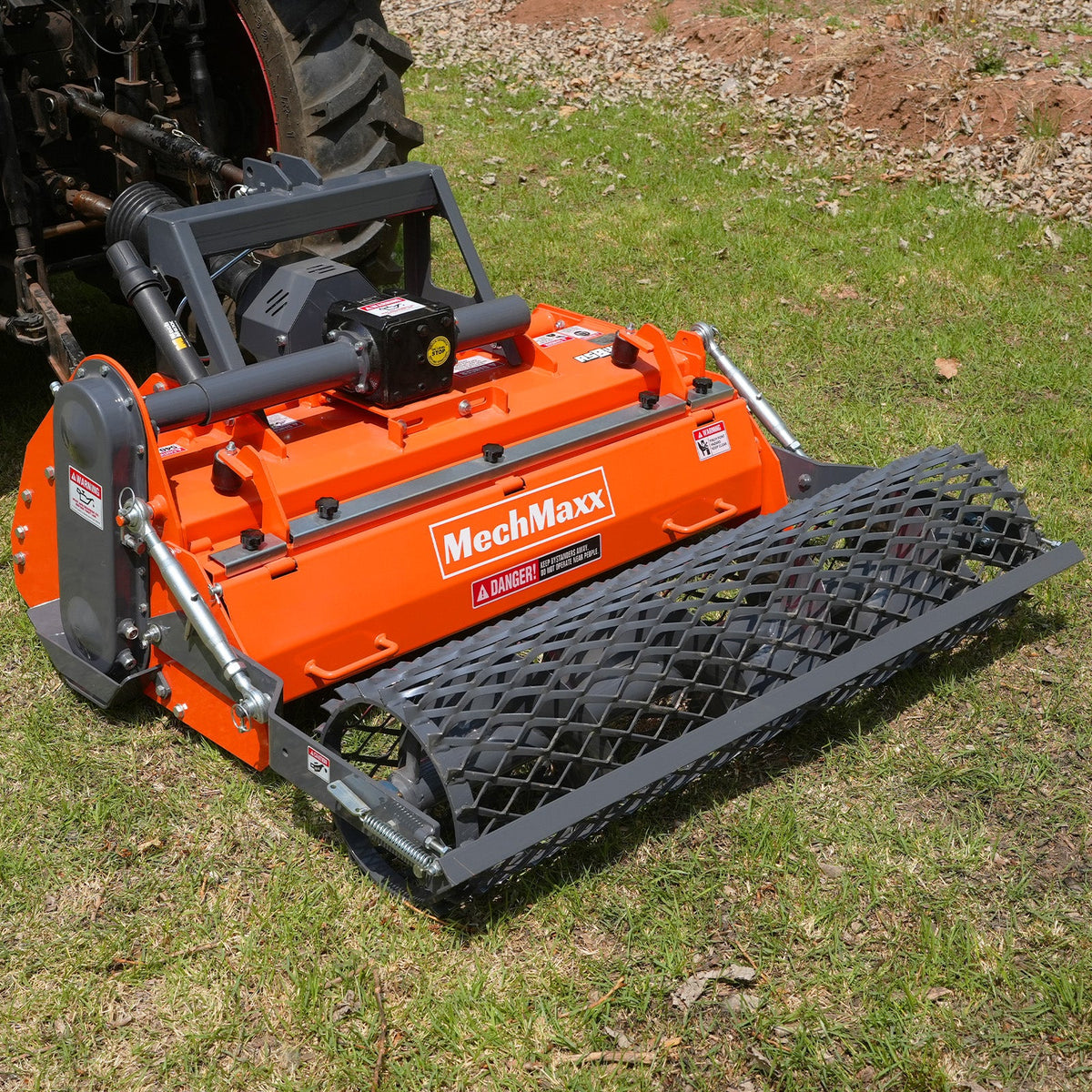 MechMaxx 48 in Stone Burier Reverse Rotary Tiller, 3 Point Hitch Cat.1, Chain Drive, PTO Shaft Included with Slip Clutch, 20-45 HP, RSB48 - view 8
