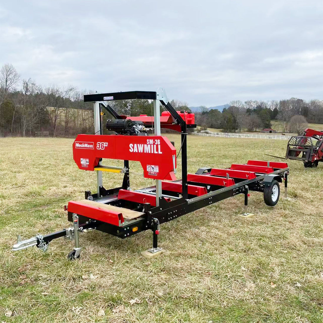 MechMaxx 36" MAX Portable Sawmill — Honda GX690 25HP V-Twin, SM-36HMAX