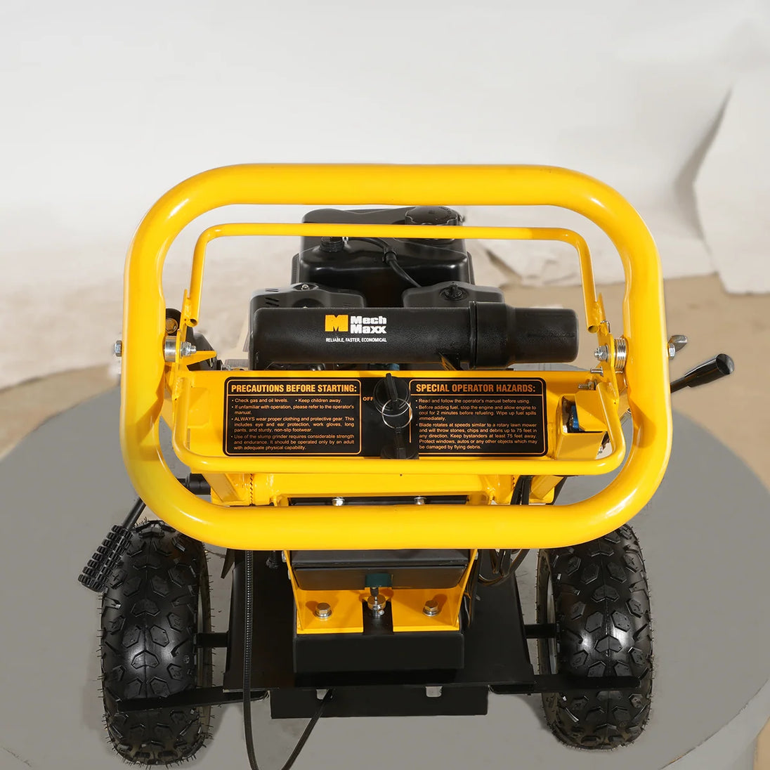 MechMaxx 15 inch 15HP 420cc DUCAR E-Start Stump Grinder with Tow Bar, SG380 - view 6