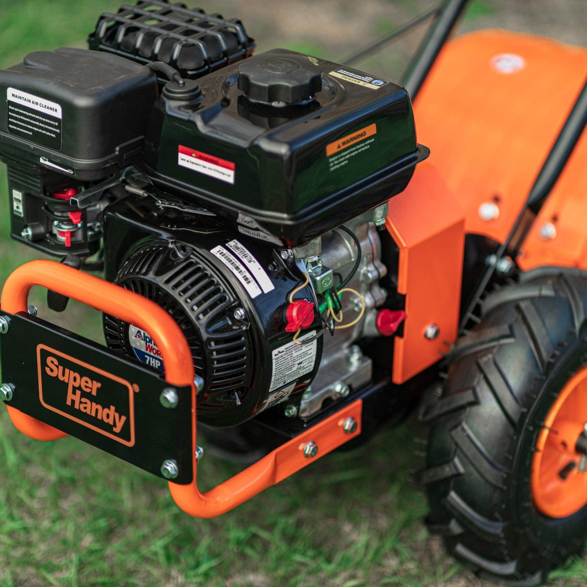 Tine Design 7HP Rear Tine Tiller Pro — 16 Inch Garden Soil Tiller | Summit Source USA