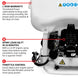 6.5 Gallon Backpack Concrete Sprayer .5 GPM Gas Finishing Tool for Cement Sealant Curing Stain - view 5