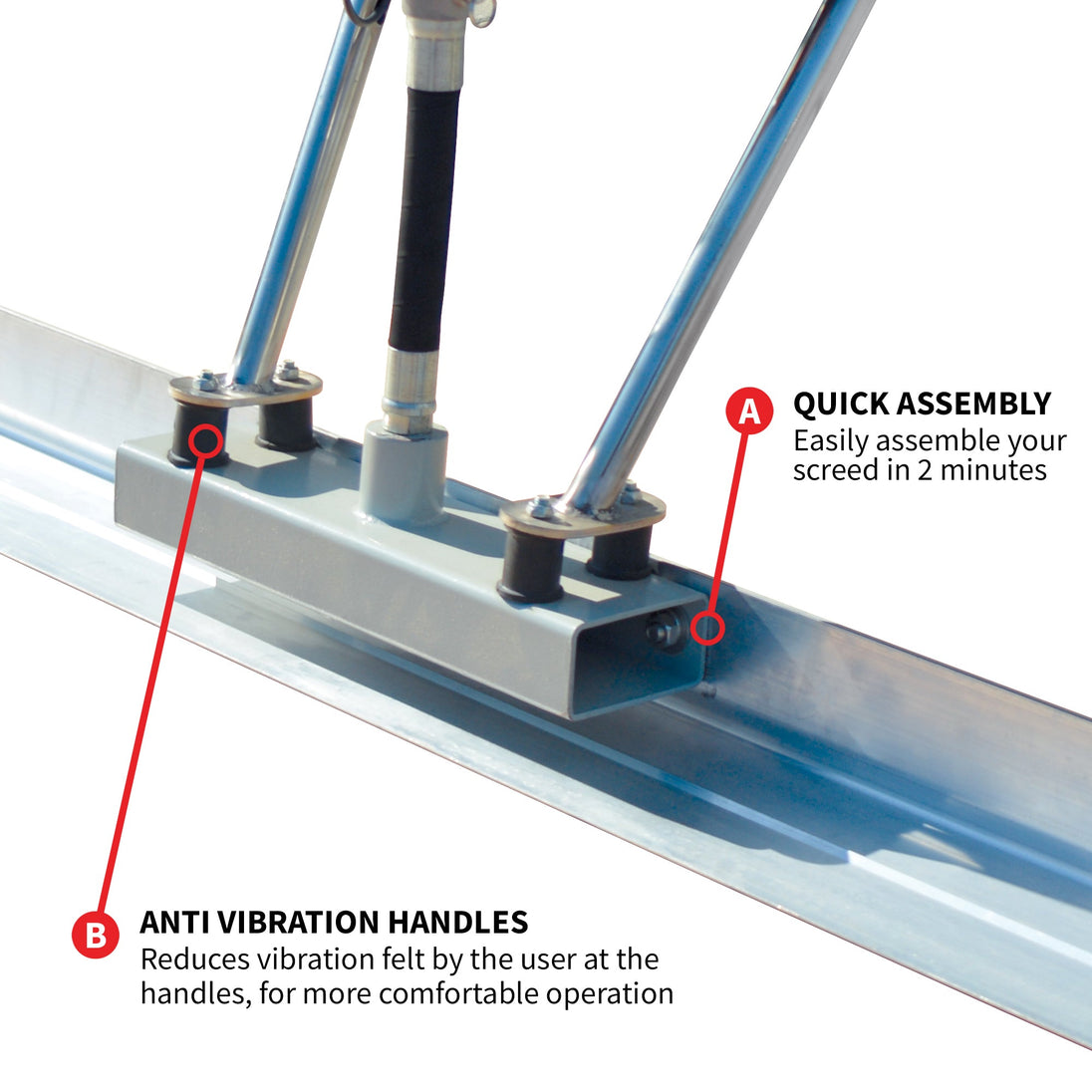 Tomahawk Power Concrete Screed Three Aluminum Blade Bundle (Choose 3 Boards) - view 7