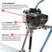 Tomahawk Concrete Power Screed Dual Aluminum Blade Bundle (Choose 2 Boards) - view 6