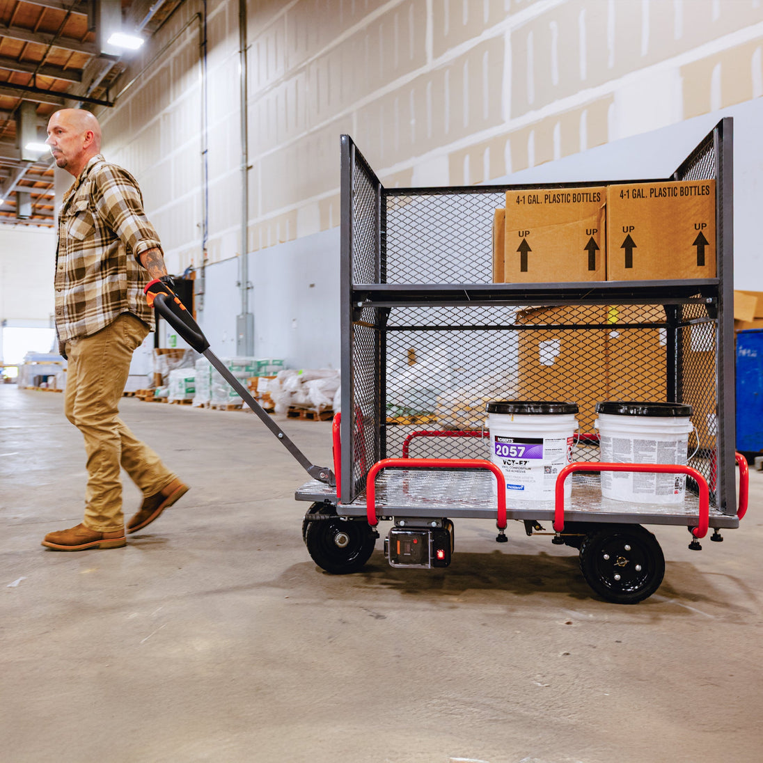 Powered Stock Picker 400kg Capacity for Warehouses, Shops & Material Handling - view 2