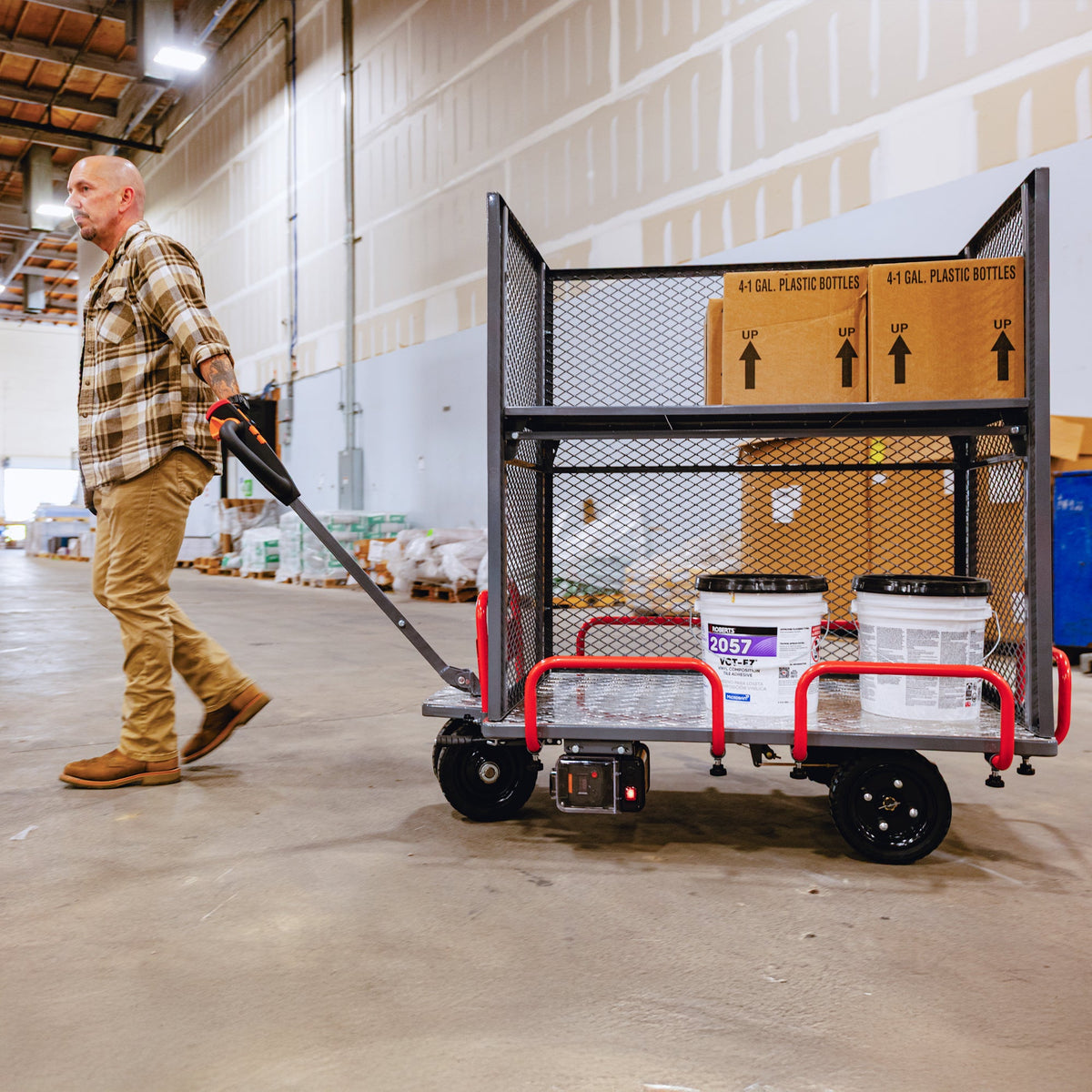 Powered Stock Picker 400kg Capacity for Warehouses, Shops & Material Handling - view 2