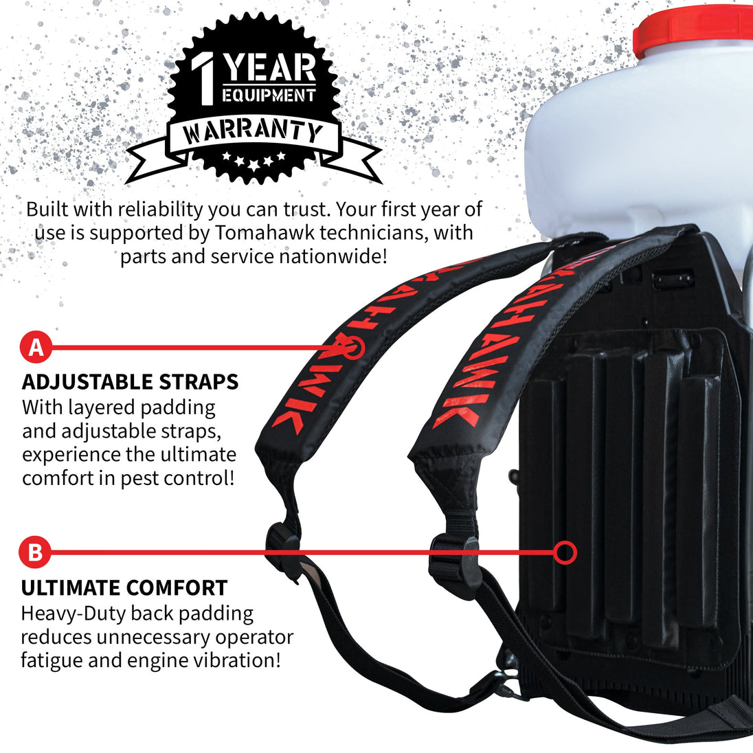 3.7 Gal Backpack Mosquito Fogger Leaf Blower for Pest Control - view 7