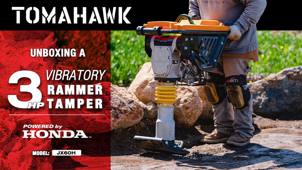 3 HP Honda Vibratory Rammer Tamper with Honda GX100 Engine 3350 lbs/ft - view 5