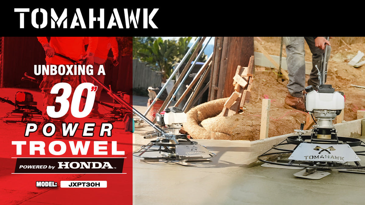 30" Portable Honda Concrete Power Trowel with 18ft Bull Float Handle GX35 - view 5