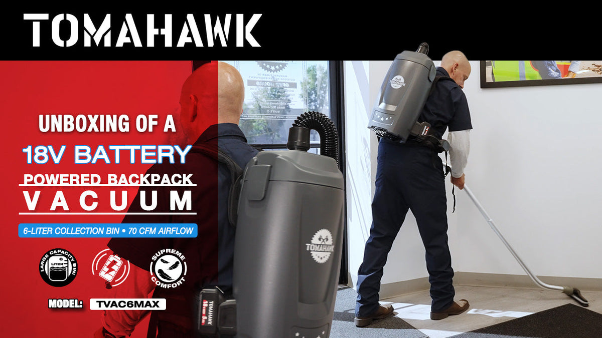 18V Battery Powered Backpack Vacuum 6L for Janitorial Cleaning – Lightweight Cordless Commercial Vacuum with Quiet Operation - view 3