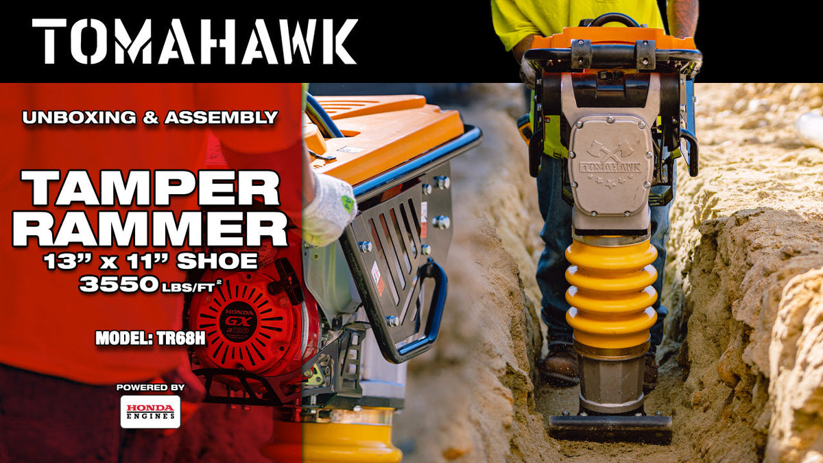 Transport Wheel Kit for 10" Tamper Shoe for Tomahawk Tamping Rammer - view 3