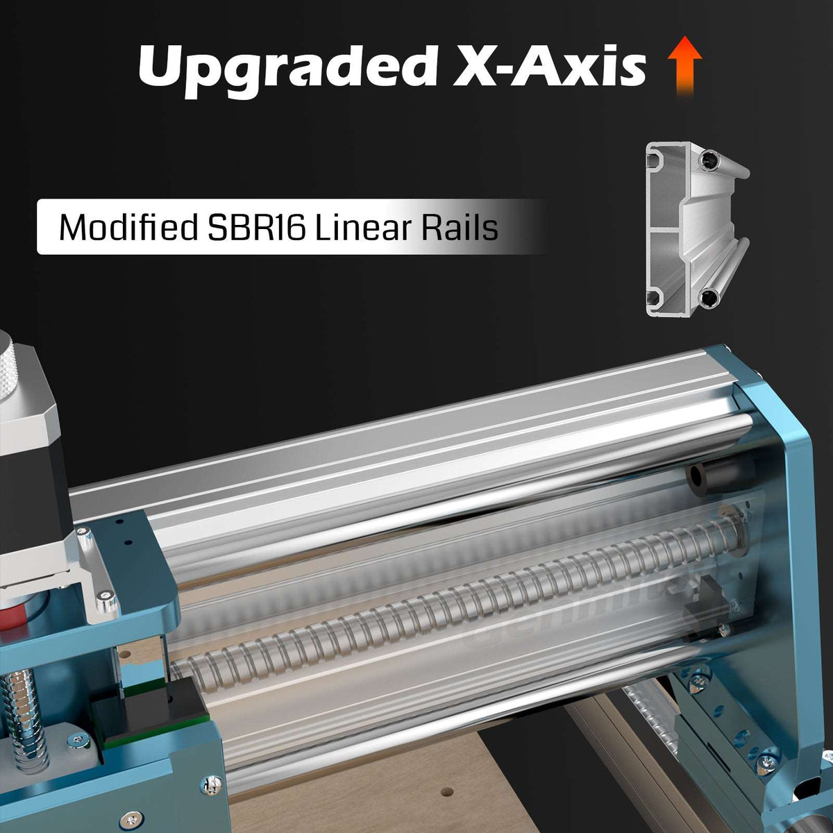 4040-PRO MAX CNC machine with 710W trimmer