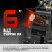 MechMaxx 6" Wood Chipper — Kohler 429cc, 4-Wheel Tow with Taillights